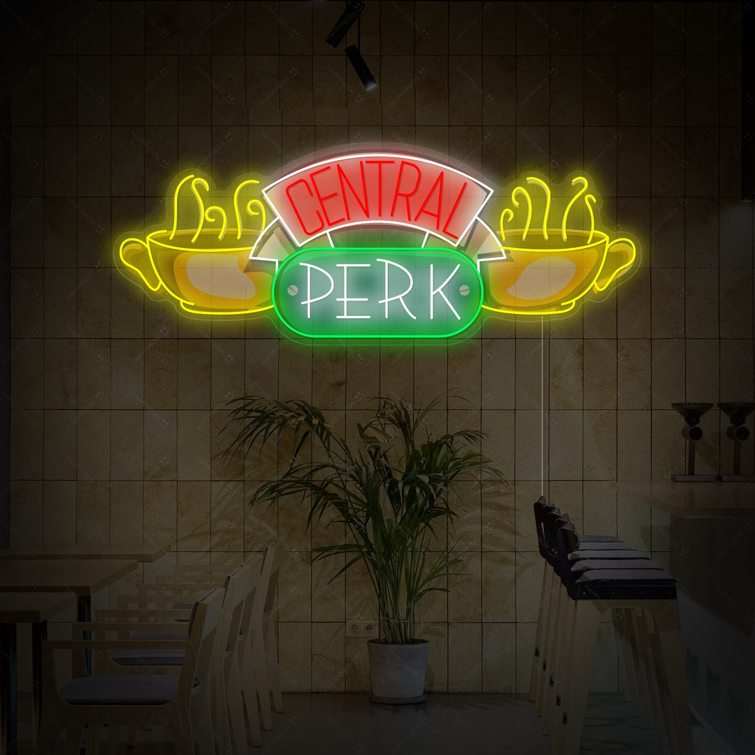 "Central Perk" Enseigne néon