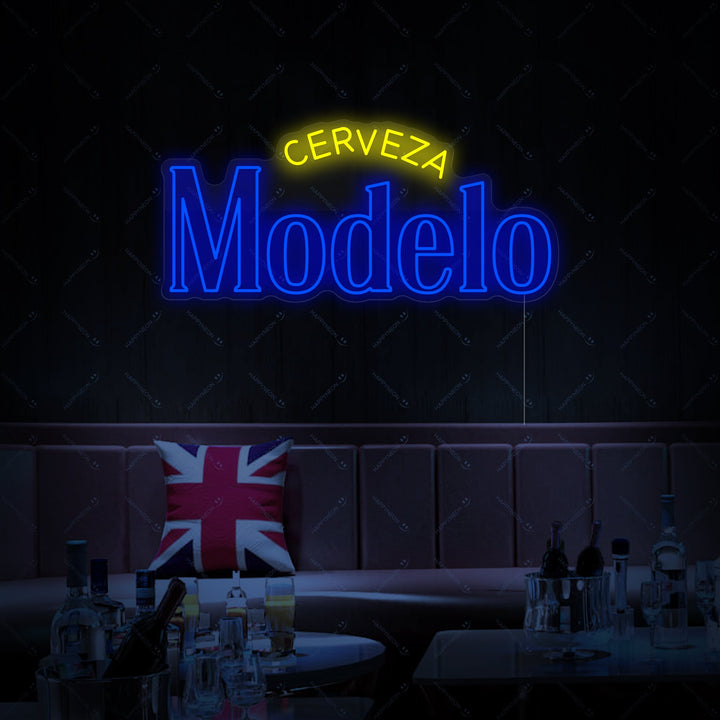 "Cerveza Modelo" Enseigne néon