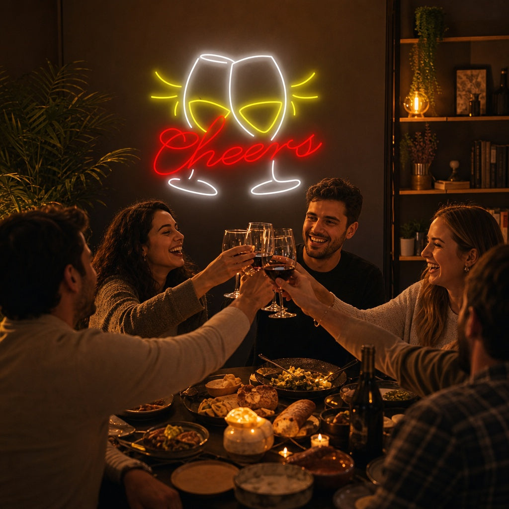 "Cheers" Enseigne néon