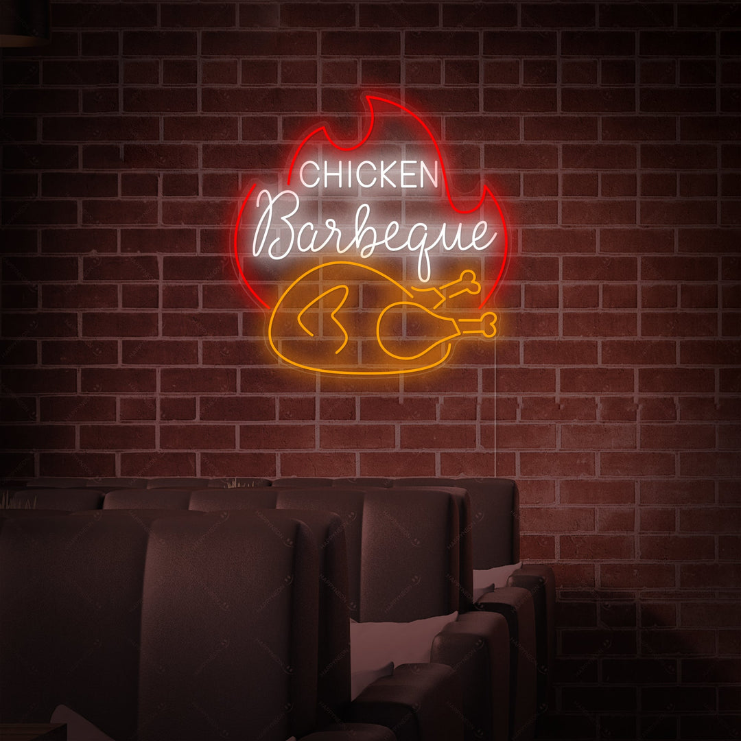 "Chicken Barbecue" Enseigne néon