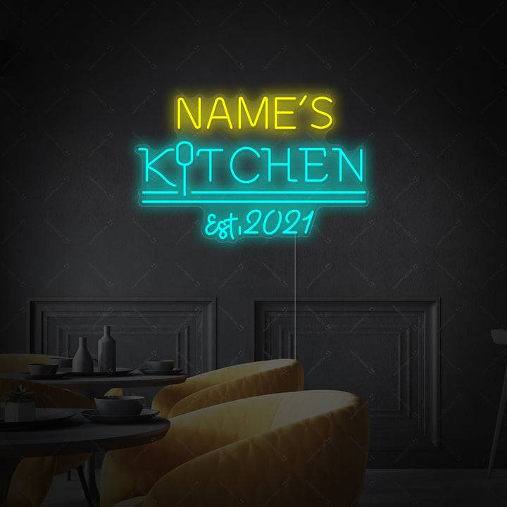 "Logo cuisine personnalisé" Enseigne néon