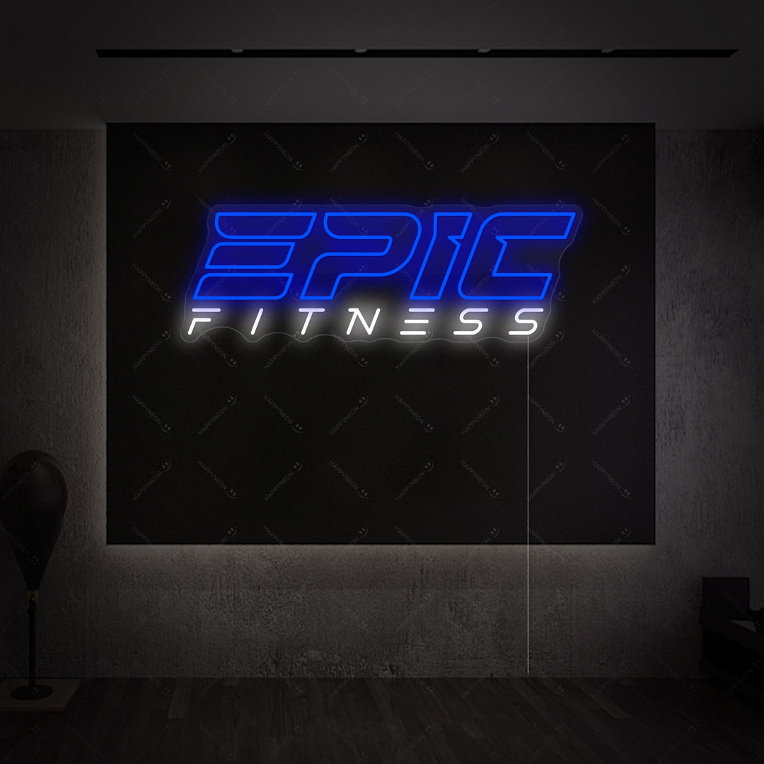 "Epic Fitness" Enseigne néon