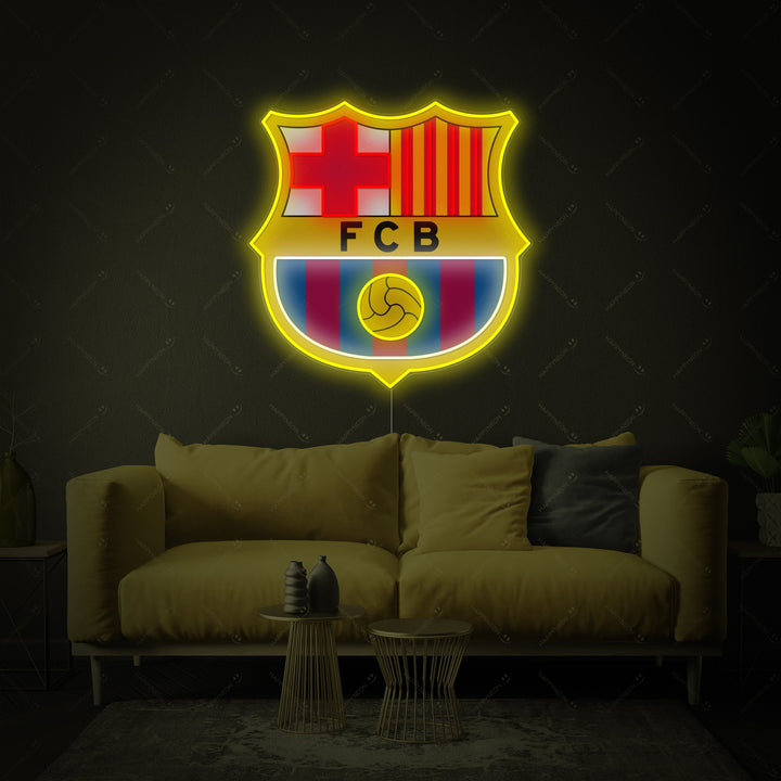 "Fc Barcelona" Enseigne néon