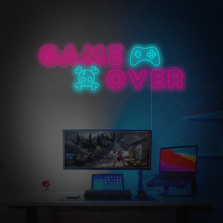 "Game Over" Enseigne néon