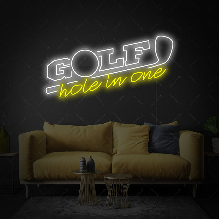 "Golf Hole In One" Enseigne néon