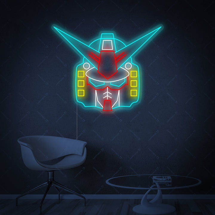 "Gundam Robot" Enseigne néon