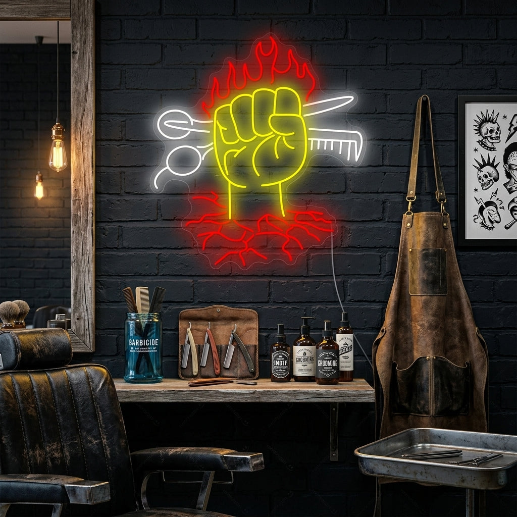 "Hair Beauty Salon" Enseigne néon