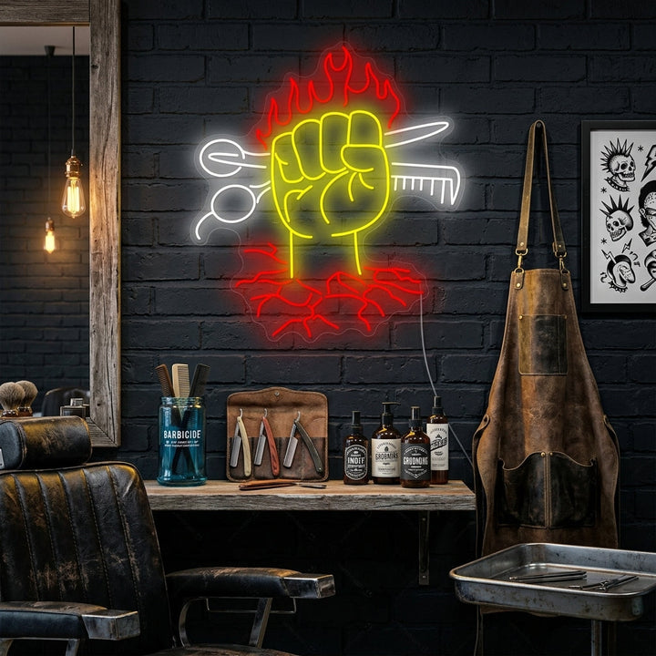 "Hair Beauty Salon" Enseigne néon