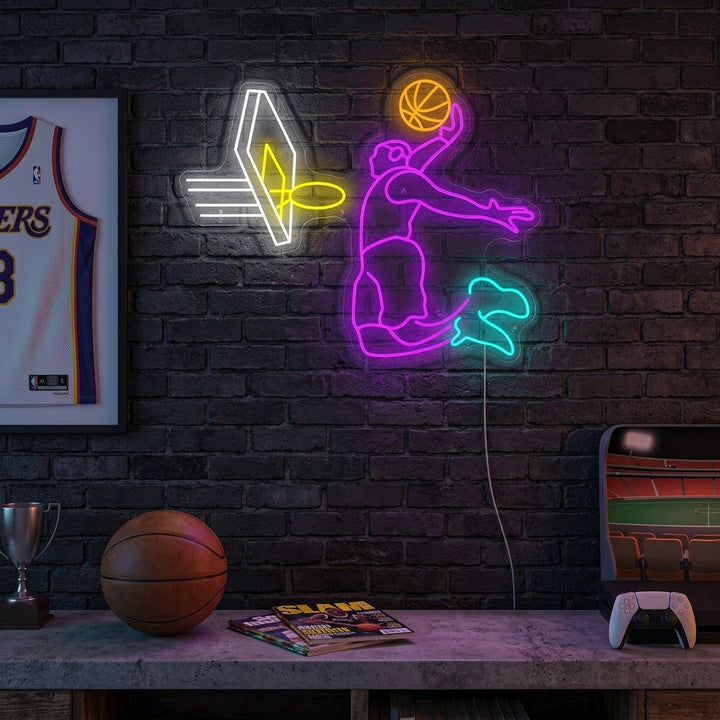 "Slam Dunk" Enseigne néon