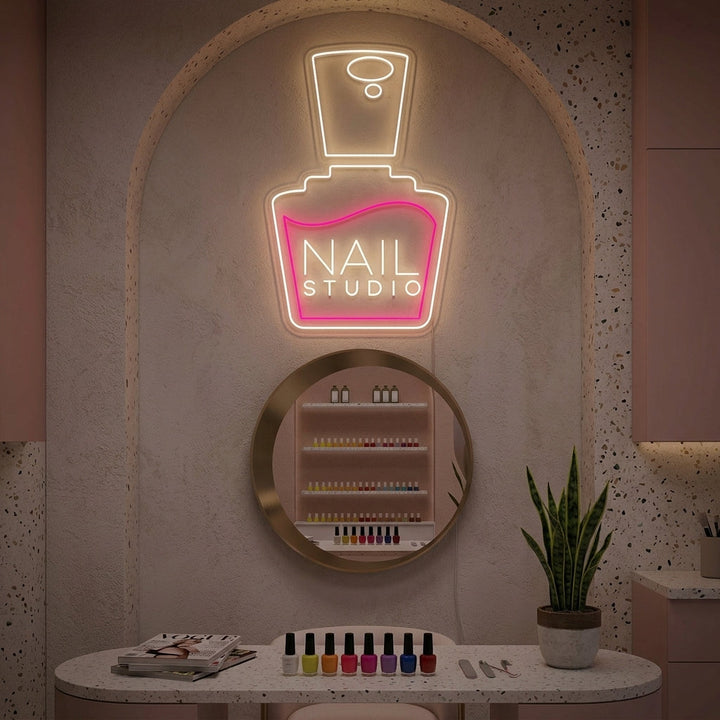 "Nails Studio" Lumineuse en Néon
