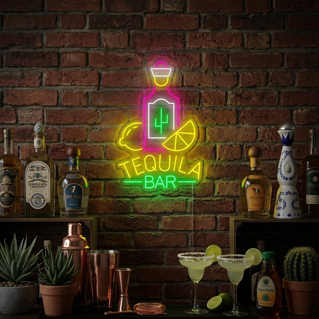"Tequila Bar" Enseigne néon