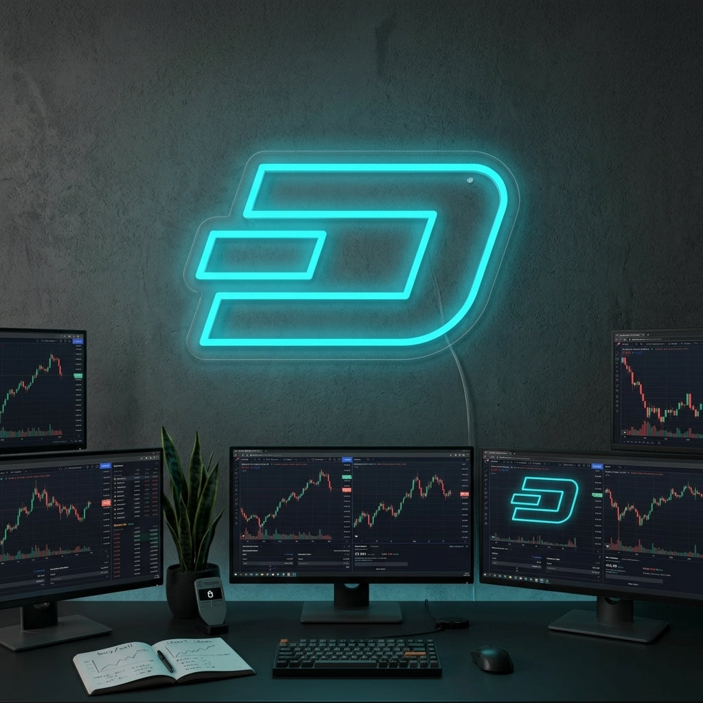 "Pièce Dash" Enseigne Lumineuse en Néon