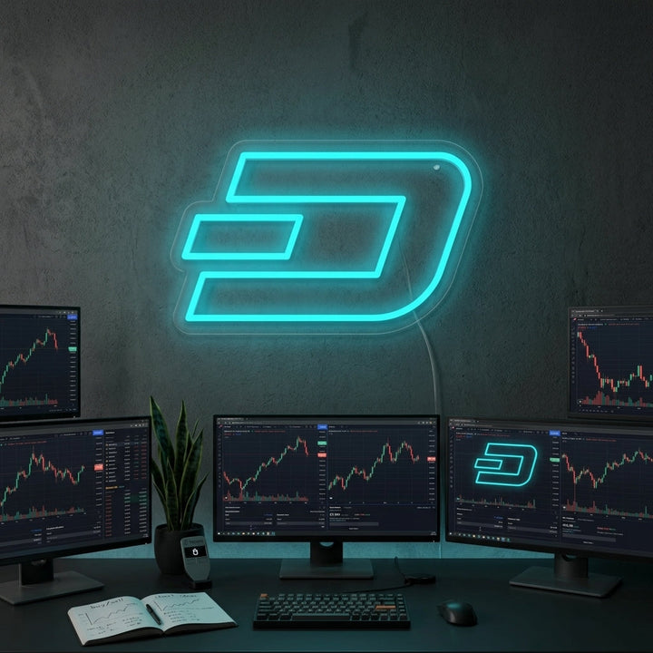 "Pièce Dash" Enseigne Lumineuse en Néon