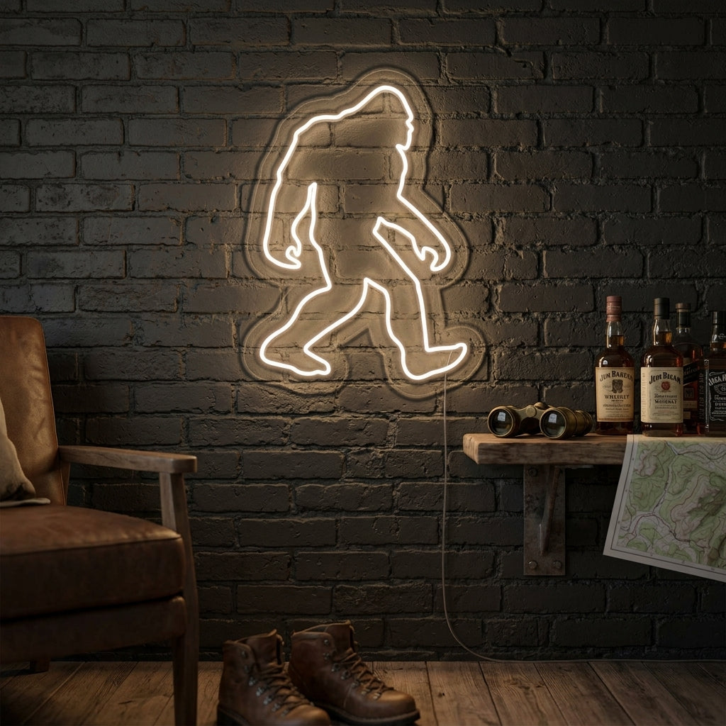 "Sasquatch" Enseigne Lumineuse en Néon