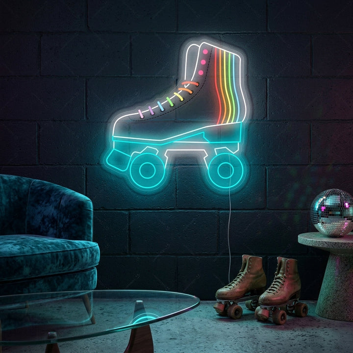 "Roller Skate" Enseigne néon