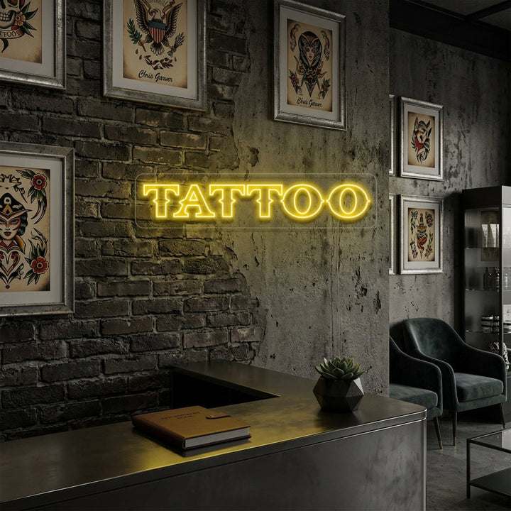 "Tattoo" Enseigne Lumineuse en Néon