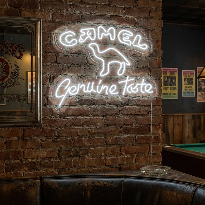 "Camel Genuine Taste" Enseigne Lumineuse en Néon