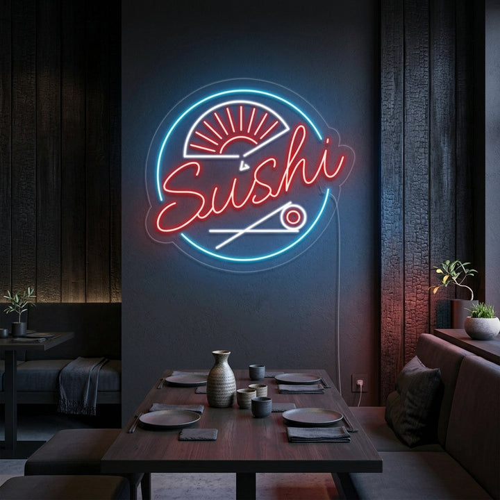 "Sushi" Enseigne Lumineuse en Néon