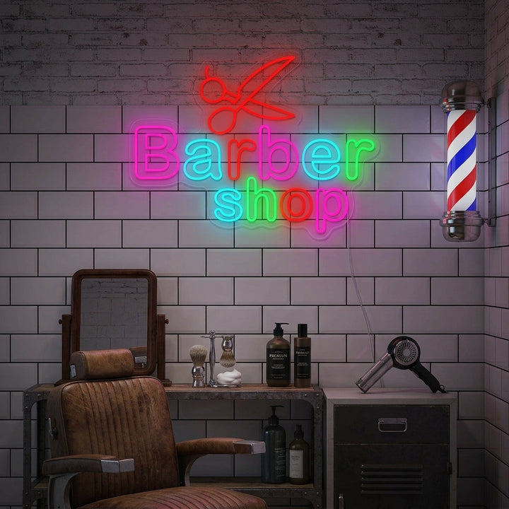 "Barber Shop" Enseigne néon