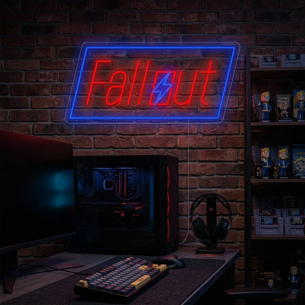 "Fallout" Enseigne néon