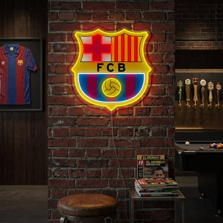 "Fc Barcelona" Enseigne néon