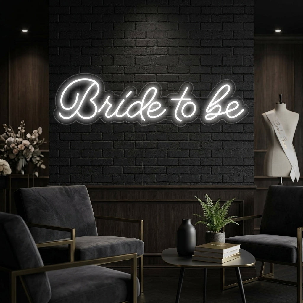 "Bride To Be" Enseigne Lumineuse en Néon