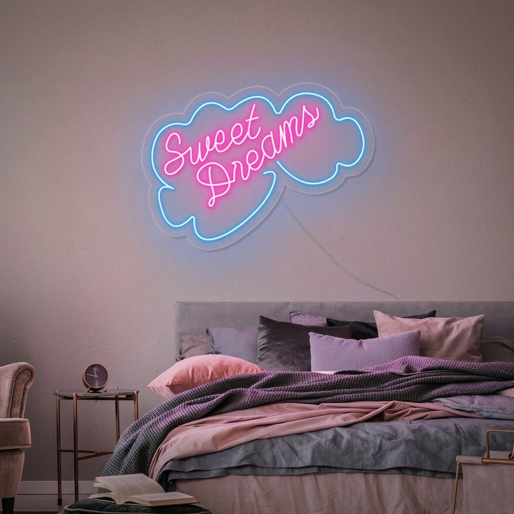 "Sweet Dreams" Enseigne Lumineuse en Néon
