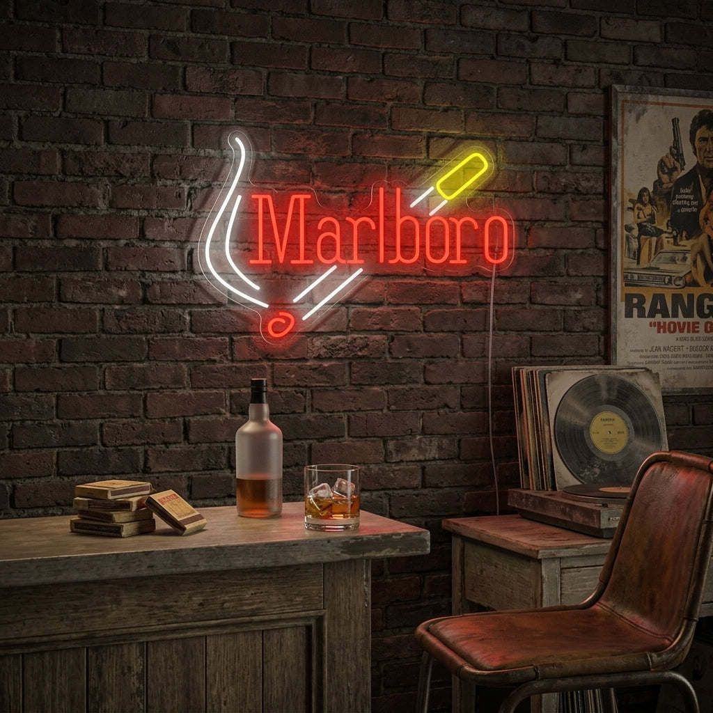 "Marlboro" Enseigne néon