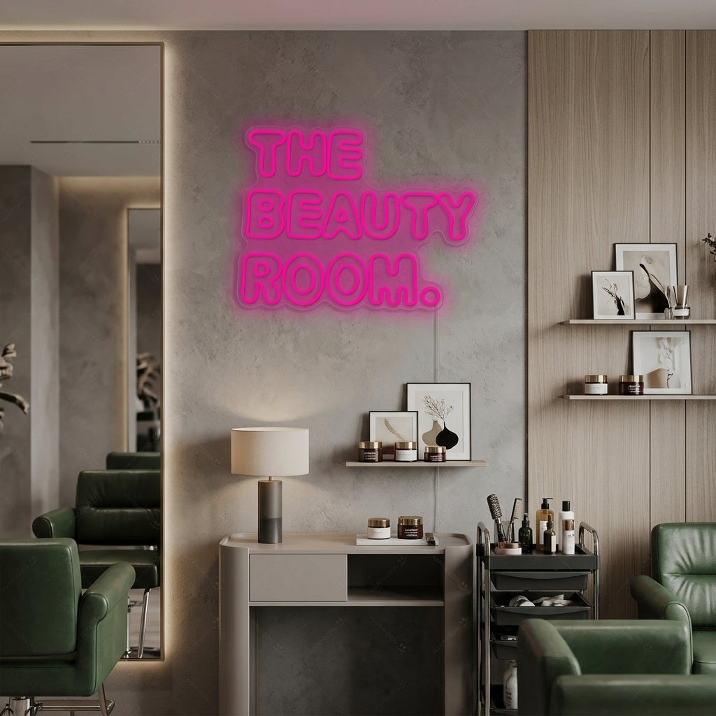 "The Beauty Room" Enseigne néon