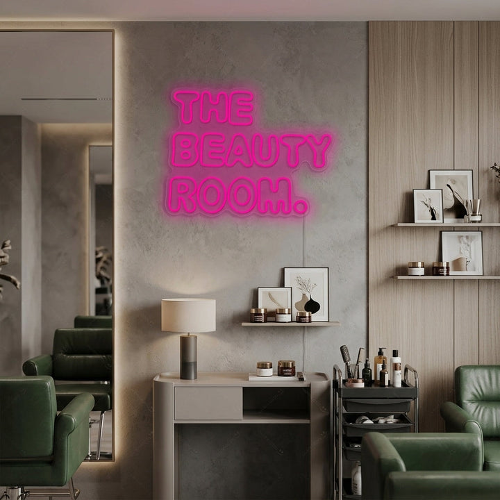 "The Beauty Room" Enseigne néon