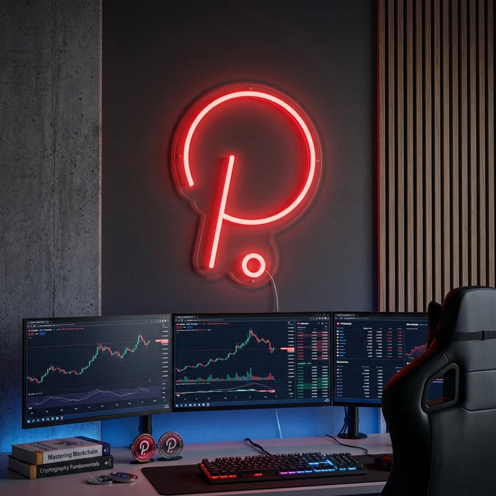 "Logo Polkadot" Enseigne Lumineuse en Néon