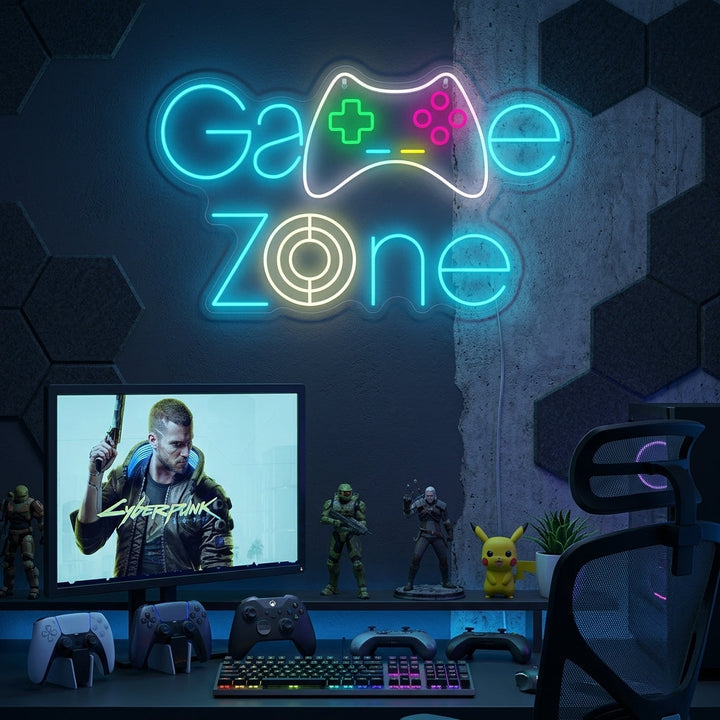 "Game Zone" Enseigne néon