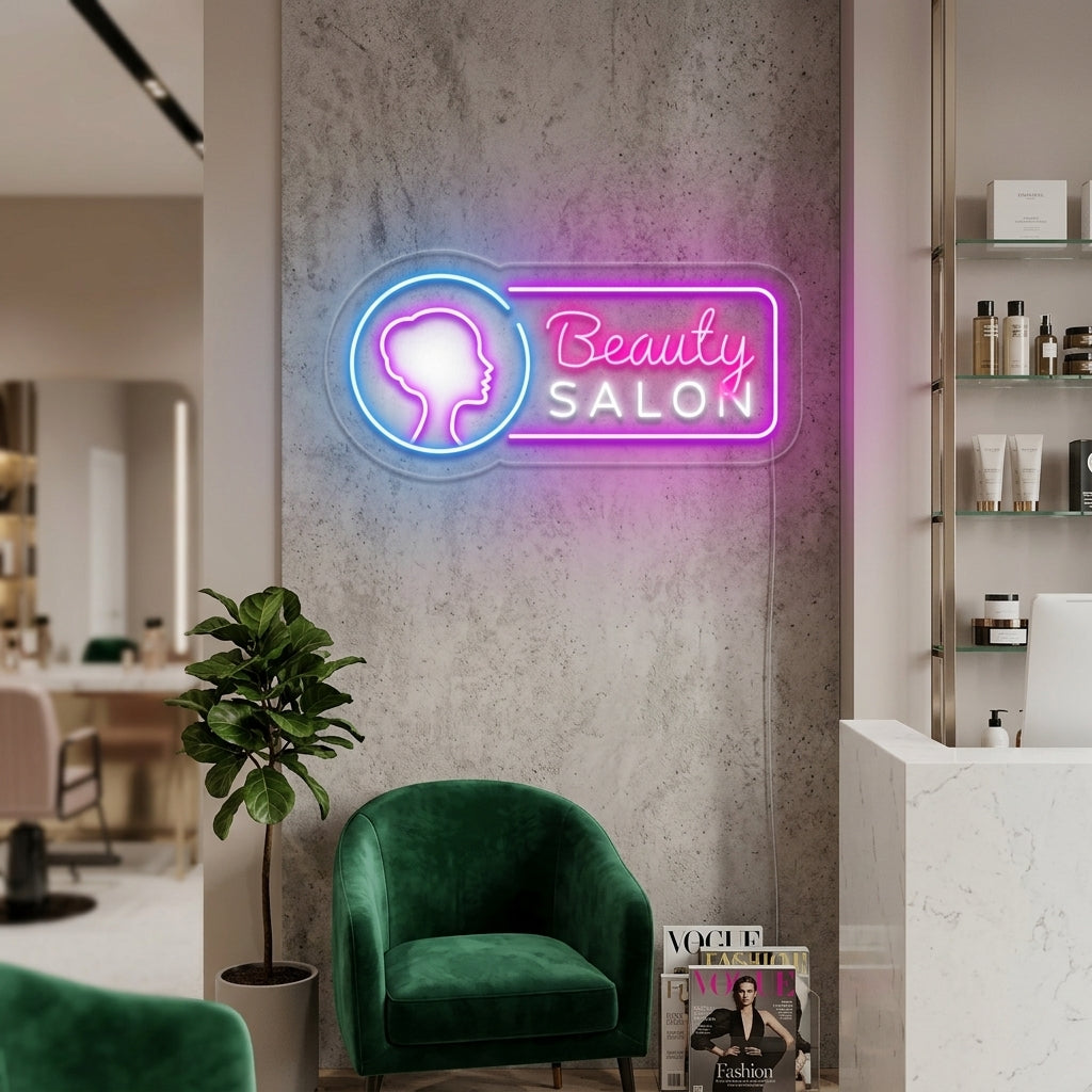 "Beauty Salon" Lumineuse en Néon
