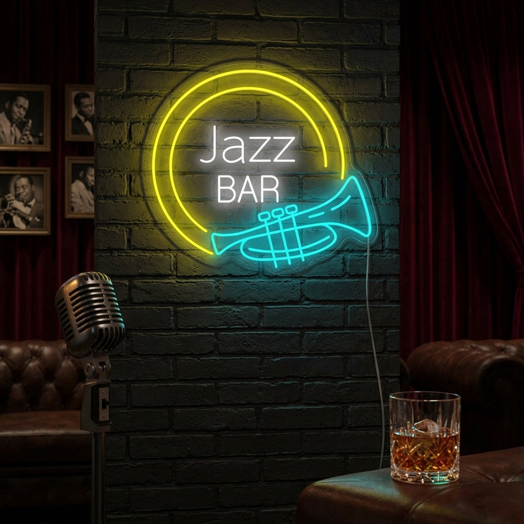 "Jazz Bar" Enseigne néon