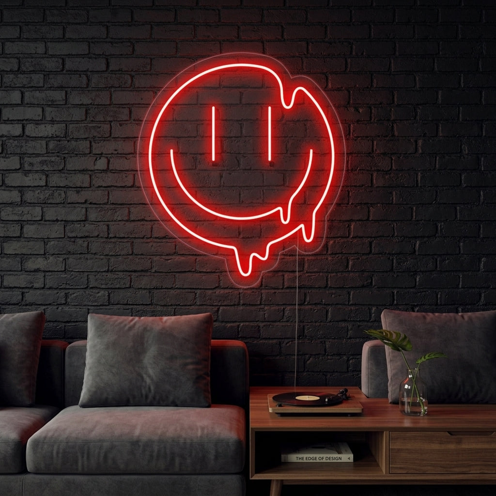 "Sourire Fondant" Enseigne Lumineuse en Néon