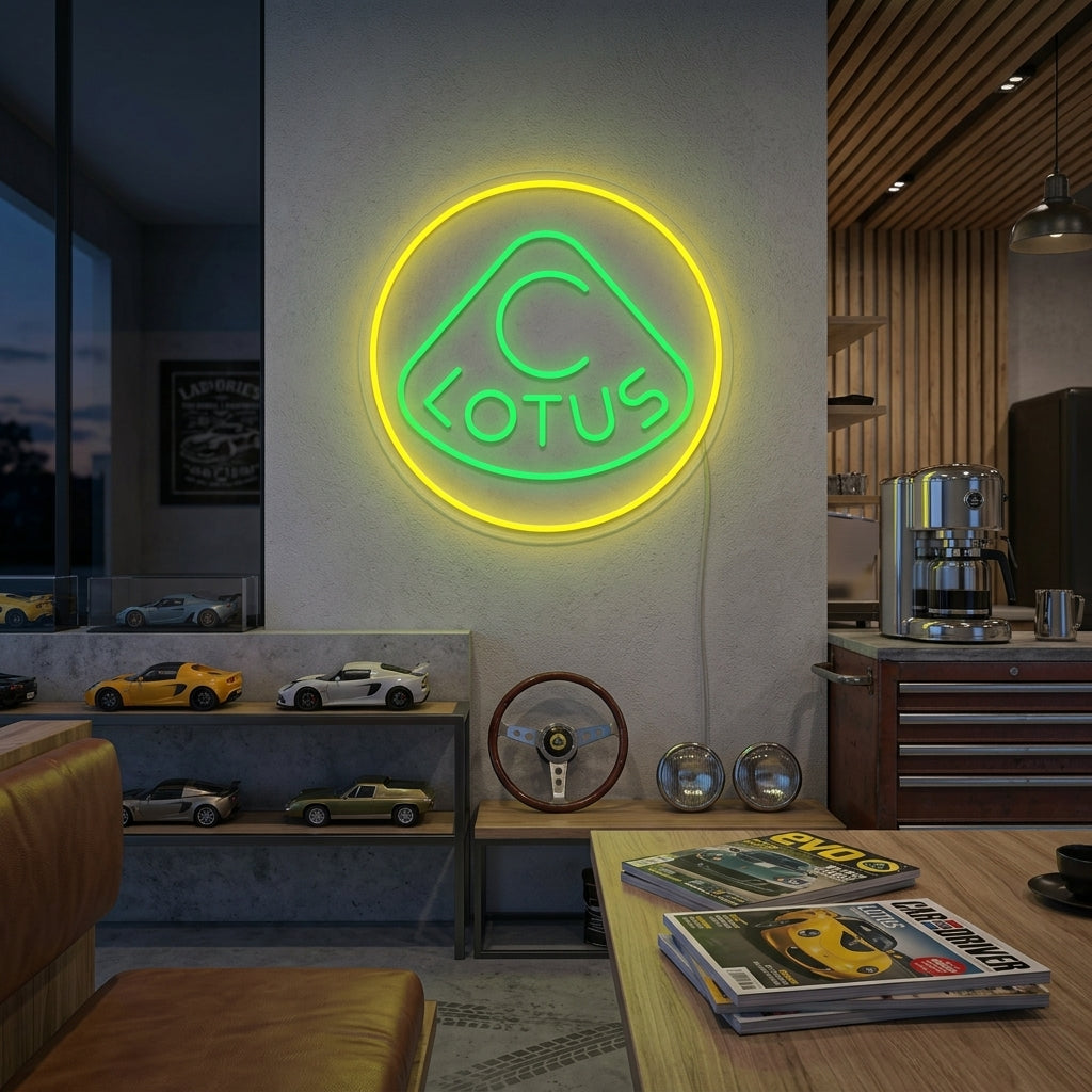 "Lotus" Enseigne Lumineuse en Néon