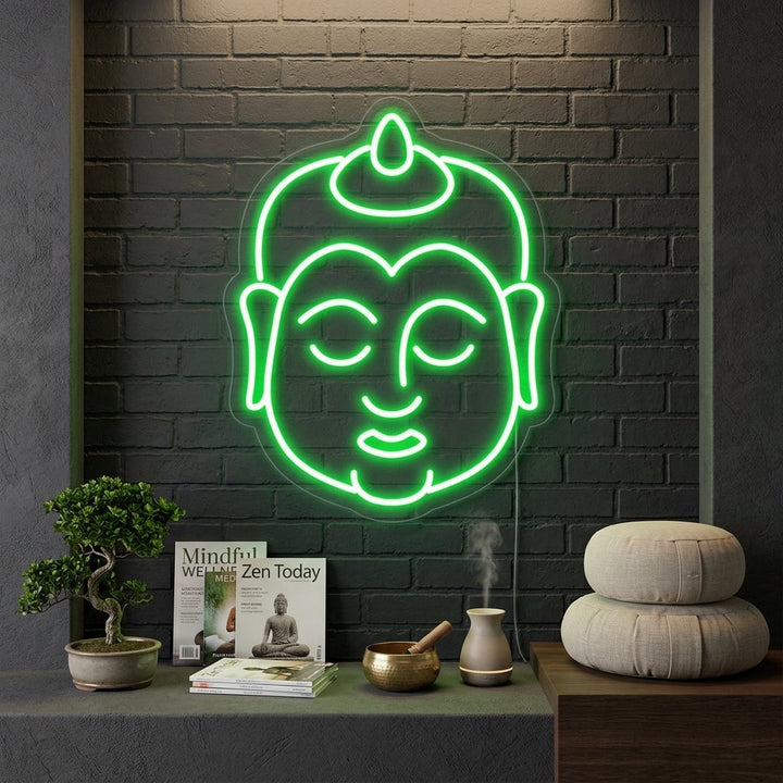 "Buddha" Enseigne Lumineuse en Néon