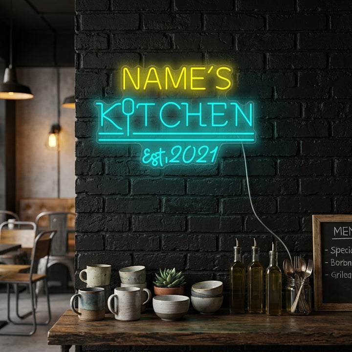 "Logo cuisine personnalisé" Enseigne néon
