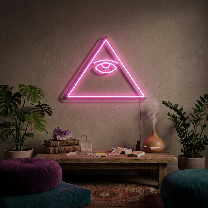 "Psychic Eye" Enseigne Lumineuse en Néon