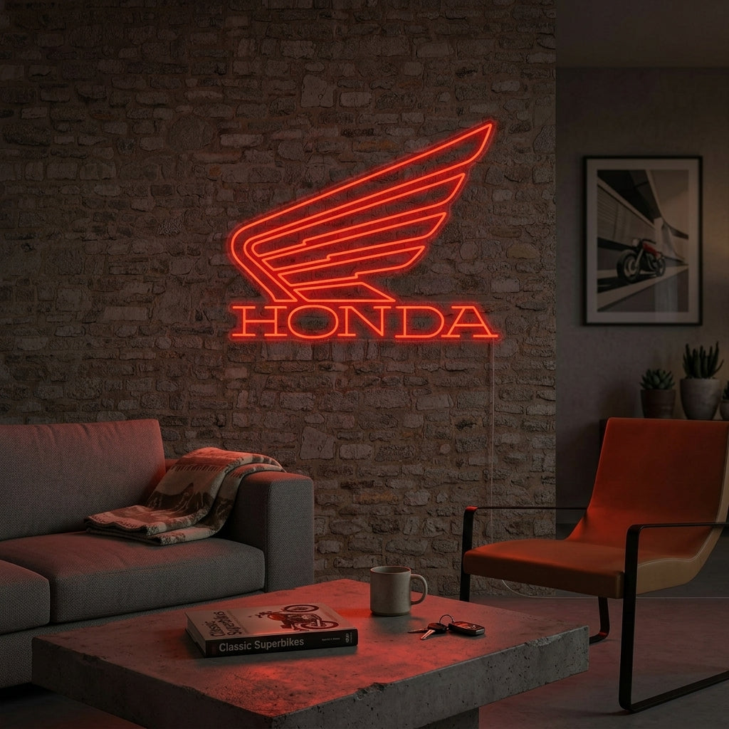 "Logo De Honda" Enseigne Lumineuse en Néon