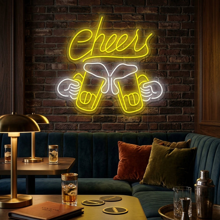 "Cheers" Enseigne néon