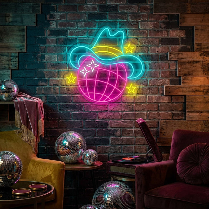 "Bal disco" Enseigne néon