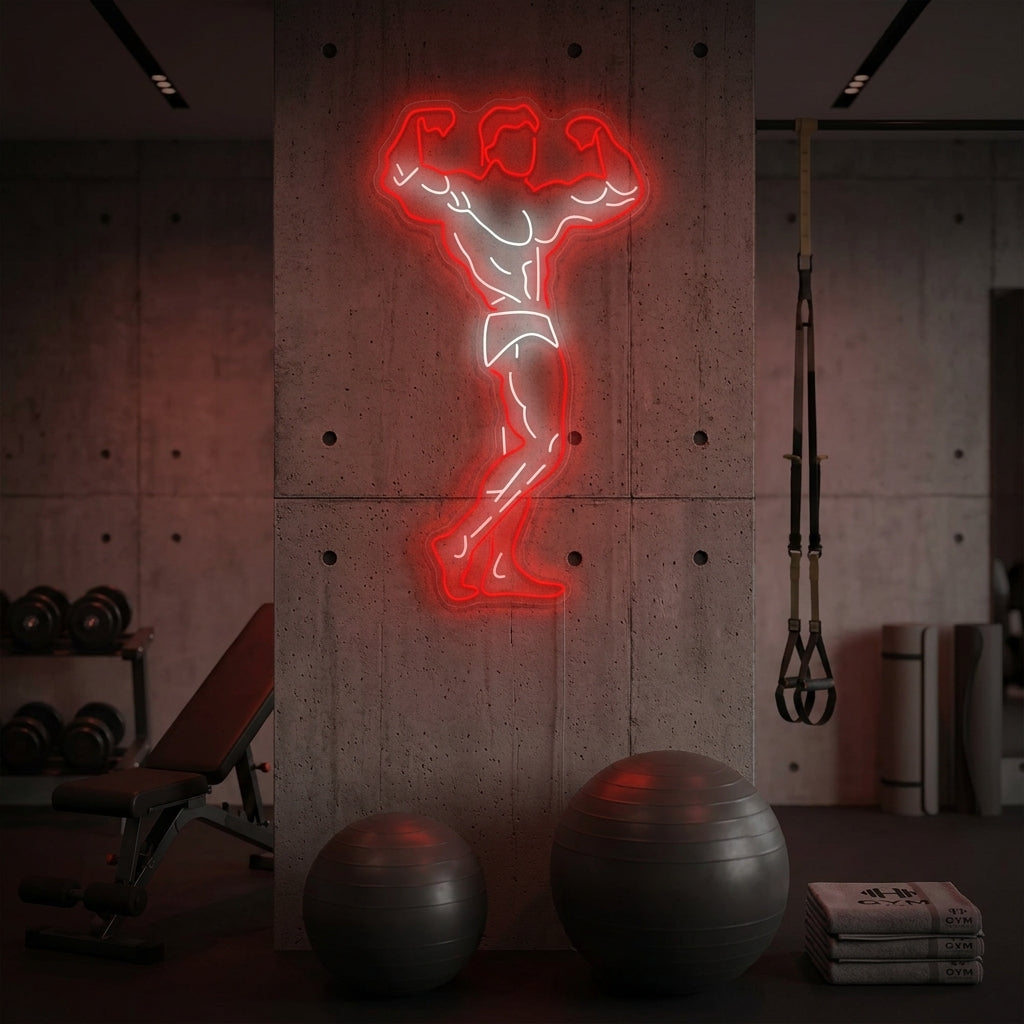 "Gym Hero" Enseigne néon