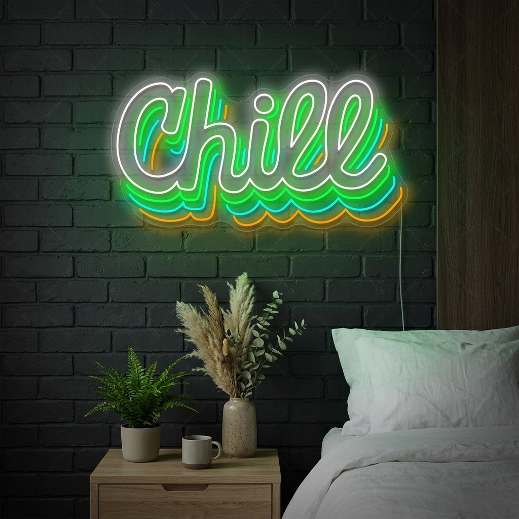 "Chill" Enseigne néon