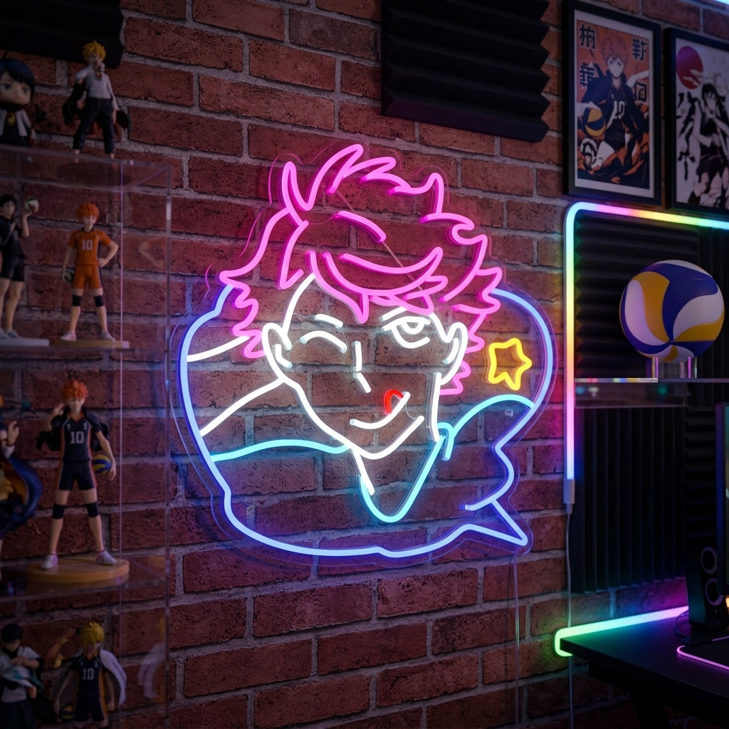 "Anime Oikawa Tooru" Enseigne Lumineuse en Néon