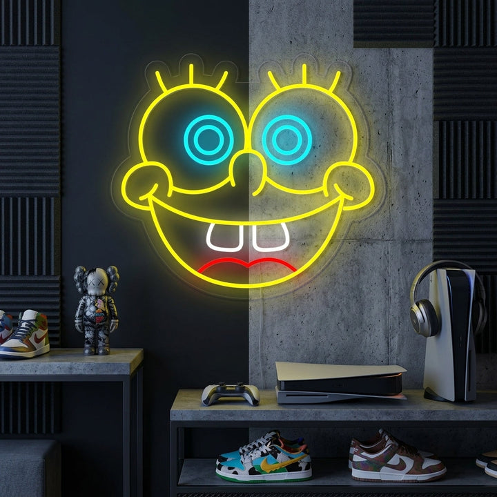 "Bob Cartoon" Enseigne Lumineuse en Néon