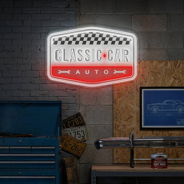 "Classic Car" Enseigne néon