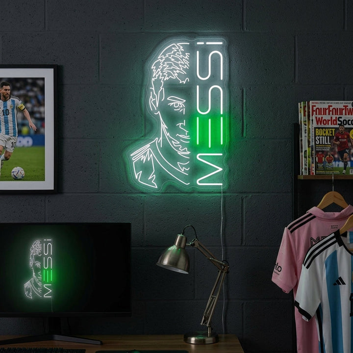 "Messi" Enseigne néon