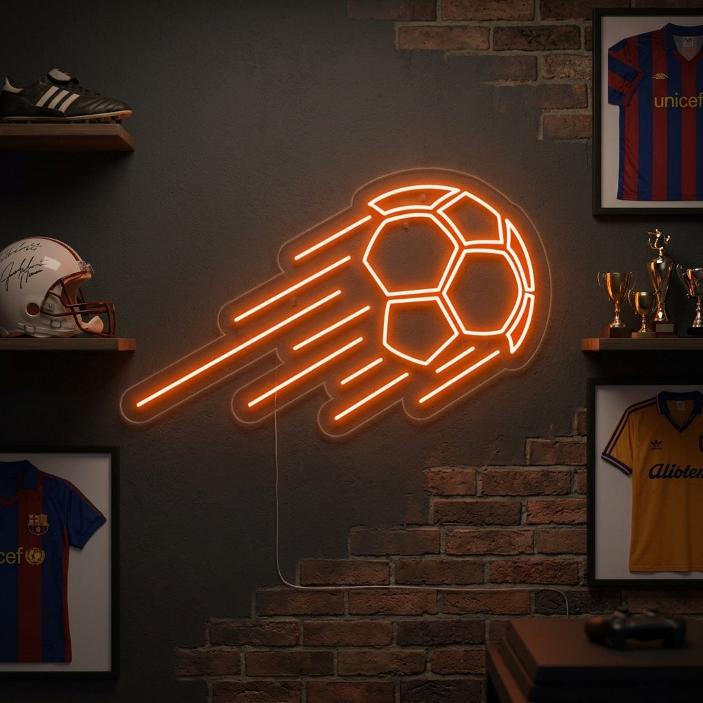 "Football" Enseigne Lumineuse en Néon