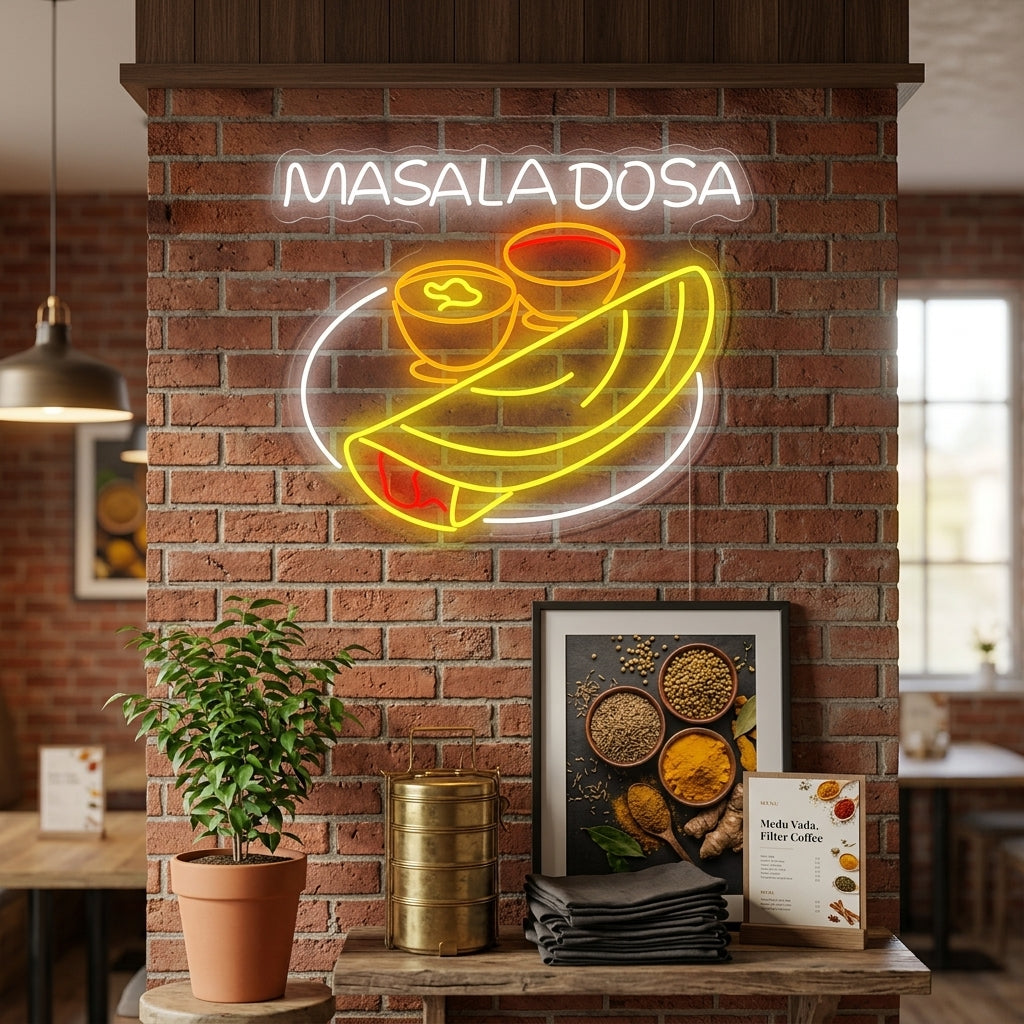 "Masala Dosa" Enseigne néon